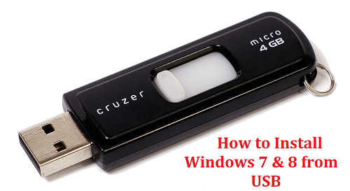 How to Install Windows 7 8 and 10 from USB