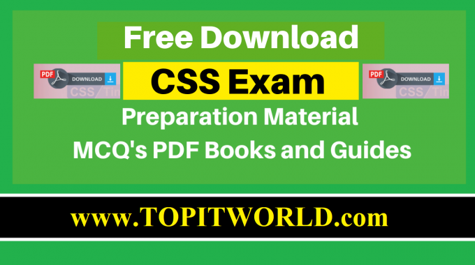 Free PDF Books – CSS Test Preparation 2021 in Pakistan