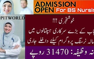 Admissions Open in Punjab DHQ Hospital for Nursing Course 2021
